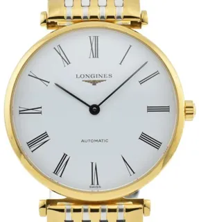 Longines La Grande Classique L4.708.4 34mm Yellow gold and Stainless steel White