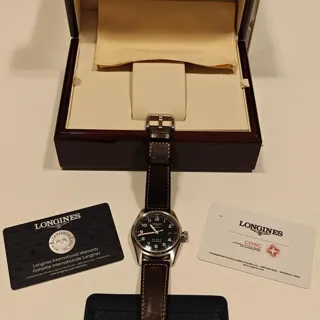 Longines Spirit L38104530 40mm Stainless steel Black