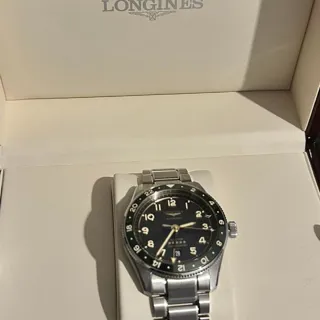 Longines Spirit L38124636 42mm Stainless steel Black