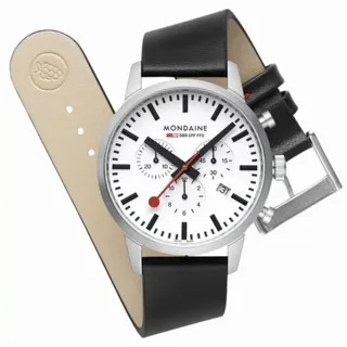 Mondaine MSD.41411.LBV 41mm Stainless steel White