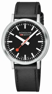 Mondaine Stop2go MST.41020.LBV.2SE 41mm Stainless steel Black