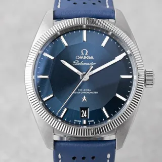 Omega Globemaster 130.33.39.21.03.001 39mm Stainless steel Blue