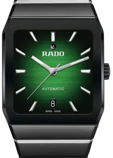 Rado Diastar R10202319 32.5mm Ceramic and Stainless steel and PVD Black and Green