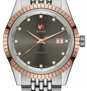 Rado HyperChrome Diamonds R33100703 42mm Titanium and Stainless steel Gray