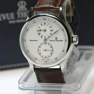 Revue Thommen Regulator 16065.2532 43mm Stainless steel White