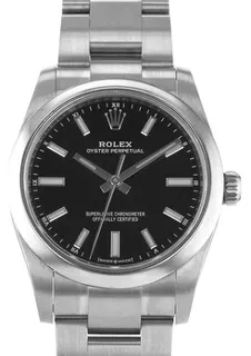 Rolex Oyster Perpetual 34 124200BKSO Stainless steel Black