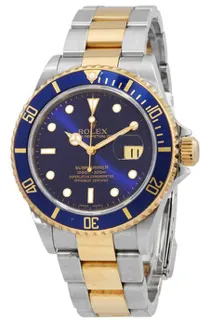 Rolex Submariner 16613BLSO Stainless steel Blue