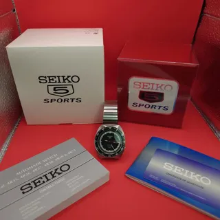 Seiko 5 Sports SRPK17K1 39.5mm Stainless steel Black