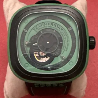 Sevenfriday P-Series P1/05 47mm Stainless steel Green