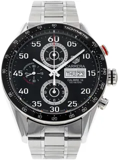 TAG Heuer Carrera CV2A10.BA0796 Stainless steel Black