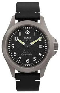 Timex TW2V54000 41mm Titanium Black