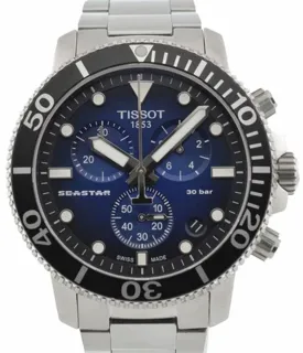 Tissot Seastar T120.417.11.041.01 45mm Stainless steel Black