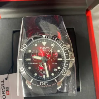 Tissot Seastar T120.417.17.421.00 Stainless steel Red