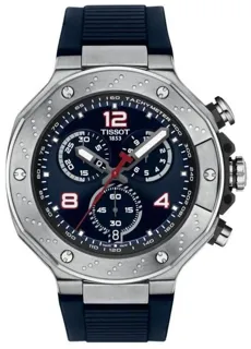 Tissot T-Race T1414171704700 (NBA) 45mm Stainless steel Blue