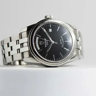 Tudor Glamour Date-Day 56000-0007 39mm Stainless steel Black