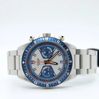 Tudor Heritage Chrono Blue 70330B 42mm Stainless steel Blue