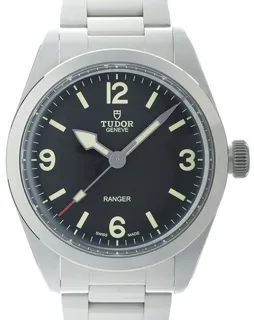 Tudor Ranger 79950-0001 39mm Stainless steel Black