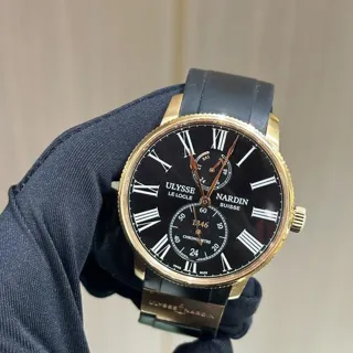 Ulysse Nardin Marine 1182-310-3/42 42mm Rose gold Black