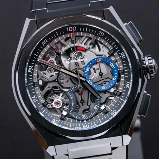 Zenith Defy El Primero 49.9000.9004/78.M9000 44mm Black ceramic Skeletonized