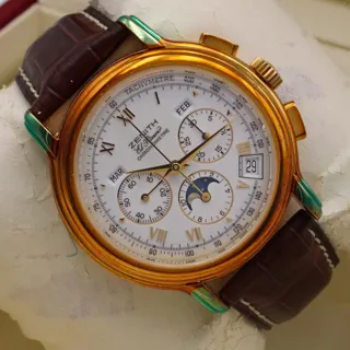 Zenith El Primero Chronomaster 30.0240.410 40mm Yellow gold White