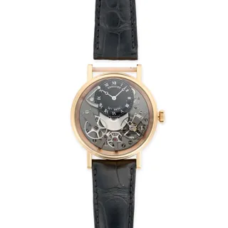 Breguet Tradition 7057 41mm 18k Gold Black