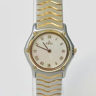 Ebel Classic 1215262 24mm Yellow gold and Stainless steel White