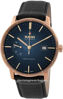 Rado Coupole R22879215 rose gold colored steel blue