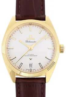 Omega Globemaster 130.53.39.21.02.002 39mm Yellow gold Silver