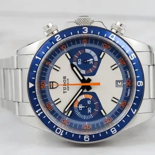 Tudor Heritage Chrono Blue 70330B 42mm Stainless steel Blue