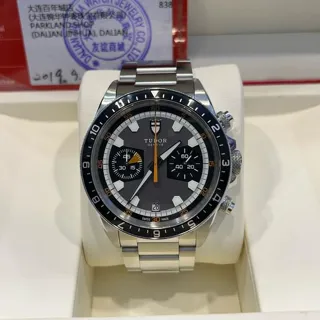 Tudor Heritage Chrono 70330N 42mm Stainless steel Gray