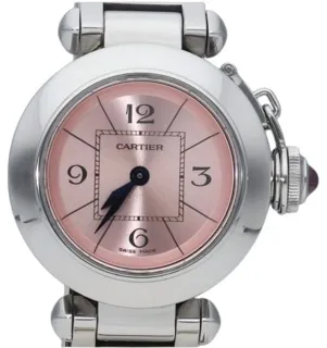 Cartier Pasha 2973 / W3140008 Stainless steel Pink