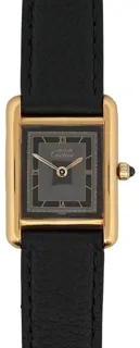 Cartier Tank Must Silver dark gray