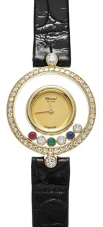 Chopard Happy Diamonds 20/3926-24 24mm Yellow gold Champagne