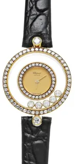 Chopard Happy Diamonds 20/3957 24mm Yellow gold Champagne