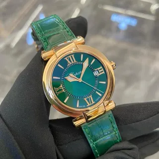 Chopard Imperiale 384221-5013 36mm Rose gold Green