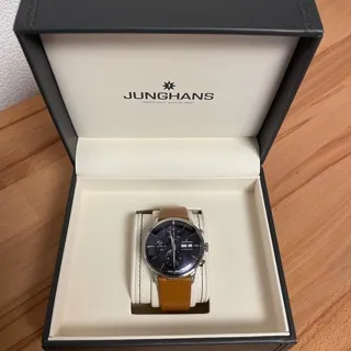 Junghans Meister Chronoscope 027/4526.00 40.5mm Stainless steel Blue