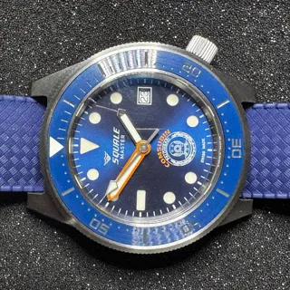 Squale 42mm Titanium Blue