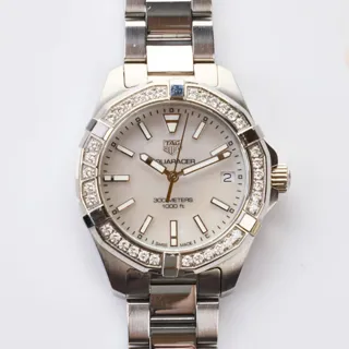 TAG Heuer Aquaracer WBD1313.BA0740 34mm Stainless steel White