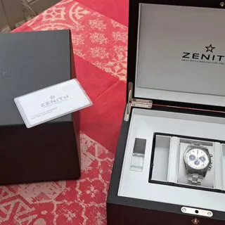 Zenith El Primero Chronomaster 03.L384-2.400/07.M384 37mm Stainless steel White