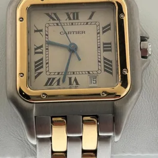 Cartier Panthère 83949 27mm Yellow gold and Stainless steel White