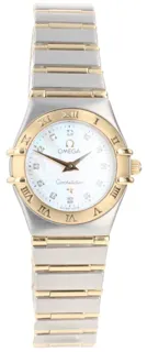 Omega Constellation 1262.75.00 Yellow gold and Stainless steel White