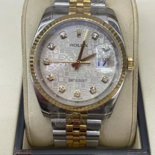 Rolex Datejust 36 116233 36mm Yellow gold and Stainless steel