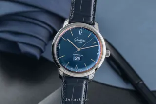 Glashütte Sixties 2-39-47-06-02-04 42mm Stainless steel Blue