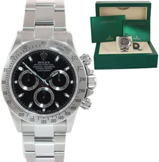 Rolex Daytona Cosmograph 116520 40mm Stainless steel Black