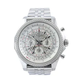 Breitling Bentley AB0611 49mm Stainless steel Silver and Skeletonized