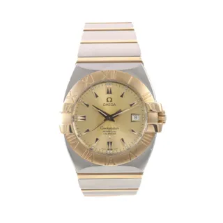 Omega Constellation Double Eagle 1213.10.00 Stainless steel and 18k yellow gold Golden