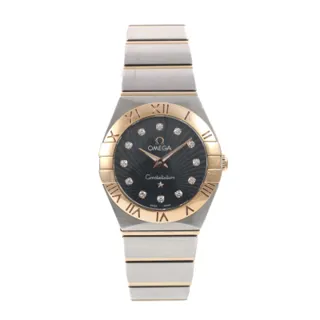 Omega Constellation 123.20.24.60.53.001 24mm Stainless steel and 18k rose gold Blue