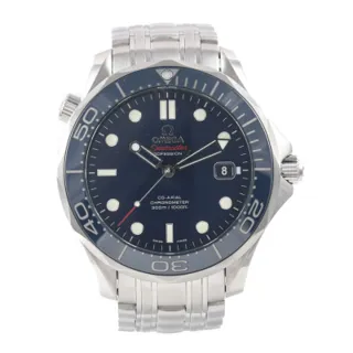 Omega Seamaster Diver 300M 212.30.41.20.03.001 41mm Stainless steel Blue