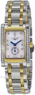 Longines DolceVita L5.155.5.09.7 Yellow gold and Stainless steel White