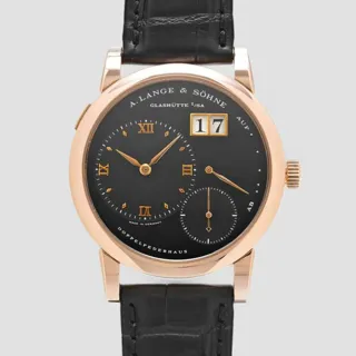 A. Lange & Söhne Lange 1 101.031 38.5mm Rose gold Black